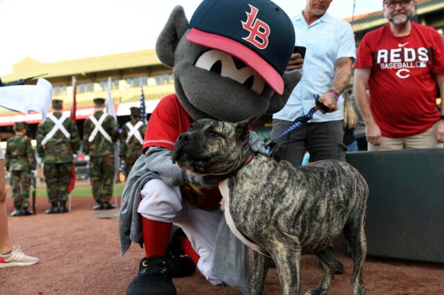 Ethan with Mascot