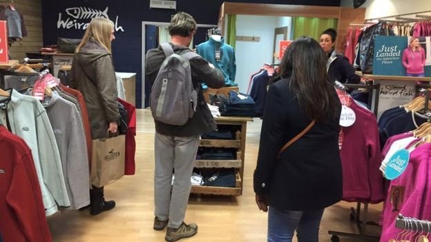 Staff and customers in the Weird Fish shop are often graced with Gracie's presence