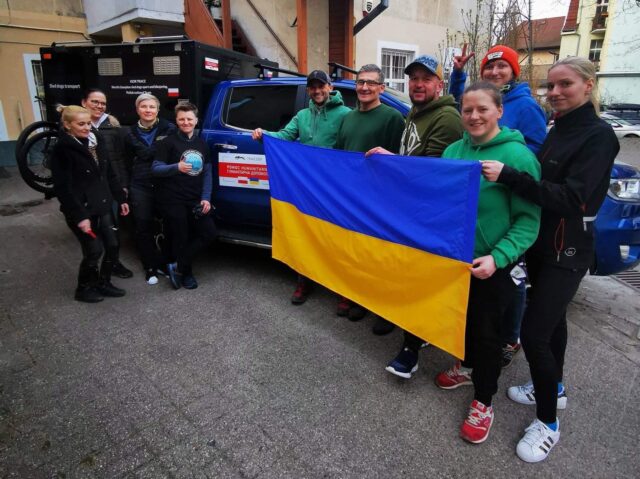 Animal volunteers helping Ukraine