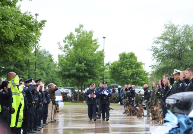 K9 Kozmo funeral