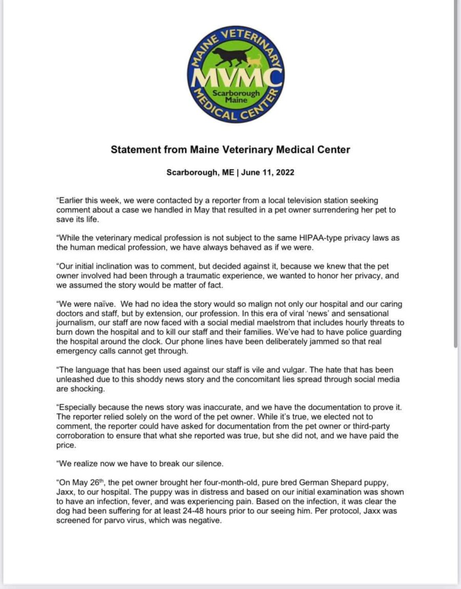 MVMC Statement Page 1